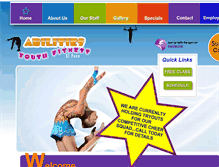 Tablet Screenshot of abilitiesfitness.com